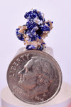1.4cms GEM AZURITE CRYSTALS MEXICO ROYAL BLUE COLOR SHINY UB274