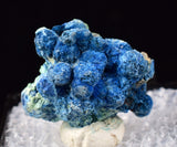 2.2cms GEM SHATTUCKITE AURICHALCITE CRYSTALS QUARTZ EL JACALITO MINE MEXICO VB02