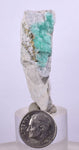 4.9cms GEM EMERALD CRYSTAL PYRITE CALCITE QUARTZ COLOMBIA MINERAL SPECIMEN EB35