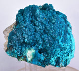 8cms BLUE MALACHITE BOTRYOIDAL PERU CRYSTALS GRAPE SPHERES SHINY UB199