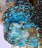 11cms CHRYSOCOLLA QUARTZ  BOTRYOIDAL TENTADORA MINE PERU MINERAL SPECIMEN CB188