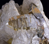 13.5cms CALCITE WITH QUARTZ CRYSTALS PERU SHINY MINERAL SPECIMEN GB25