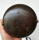 57cm  LENTICULAR MINERS LAMP TUNNEL RARE LANTERN IRON CAST NB07