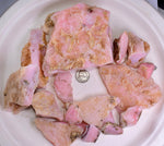 590 grams GEM PINK OPAL PERU ROUGH ANGEL SKIN TRANSLUCENT CORAL COLOR PB82