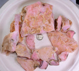 590 grams GEM PINK OPAL PERU ROUGH ANGEL SKIN TRANSLUCENT CORAL COLOR PB82
