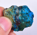 10 Grams GEM BLUE OPAL PERU ROUGH SCENIC SEASCAPE MINERAL SPECIMEN OB139