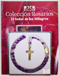 SEÑOR DE LOS MILAGROS LORD OF MIRACLES ROSARY BEADS SYNTHETIC BOOK  PERU JB5