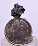 0.9cms NATIVE SILVER WIRE PERU ACANTHITE UCHUCCHACUA MINE MINERAL SPECIMEN HB200