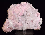 14cms RHODOCHROSITE ROSETTE QUARTZ PERU SPHALERITE JORDANITE ? CRYSTALS RBZ417