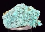 4cm SHATTUCKITE ON SELENITE PICKERINGITE CRYSTAL BI COLOR PERU CHRYSOCOLLA  TB69