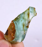 3.4 grams GEM BLUE OPAL PERU ROUGH SCENIC SEASCAPE MINERAL SPECIMEN OB34
