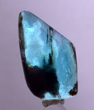 2.8cms GEM BLUE OPAL SCENIC CABOCHON PERU SEASCAPE PENDANT JEWELRY BB365