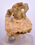 9cms GEMMY BARITE CRYSTALS PERU SHINY TRANSLUCENT MINERAL SPCIMEN EB72