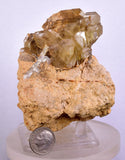 9cms GEMMY BARITE CRYSTALS PERU SHINY TRANSLUCENT MINERAL SPCIMEN EB72
