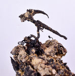 9.5cm NATIVE SILVER WIRES PERU UCHUCCHACUA MINE PYRITE PROUSTITE MANGANITE HB163