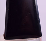 5.3 Grams LEMURIAN BLACK JADE GEM PERU PYRITE JEWELRY CABOCHON PENDANT BB186