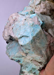 18cms AMAZONITE MICROCLINE QUARTZ CRYSTALS DENDRITES MICA MUSCOVITE PERU EB66