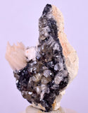 4.3cms CERUSSITE BARITE GALENA CRYSTALS MOROCCO MINERAL SPECIMEN KB43