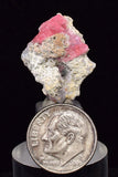 2.3ms RHODOCHROSITE FLUORITE PYRITE CHINA CRYSTAL RHOMBOHEDRAL MINIATURE RB408