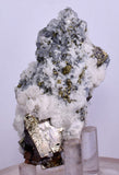 6.1cm  BLUE DOLOMITE SELLAITE CRYSTALS CHALCOPYRITE QUARTZ CALCITE PERU GB28