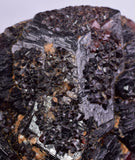6.4cms  GEM GARNET STEPPED SPESSARTINE CRYSTALS PERU SHINY SHARP RARE GB49