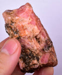 165Grams INKA ROSE RHODOCHROSITE ROUGH PERU GEMSTONES MINERAL SPECIMEN RB378