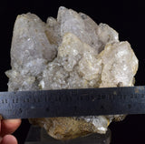14cms CALCITE WITH QUARTZ CRYSTALS PERU SHINY MINERAL SPECIMEN GB26