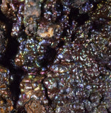 12cms GOETHITE BOTRYOIDAL IRIDESCENT CRYSTALS PERU IRON NEW FIND MINERAL ZB01