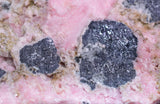 8.3cms RHODOCHROSITE QUARTZ CALCITE CRYSTALS JORDANITE (?) GALENA PERU RB511
