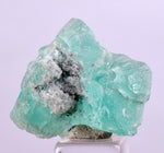 2.3cms EMERALD GREEN FLUORITE CRYSTAL PERU HUANZALA MINE SHINY NEW FIND KB10