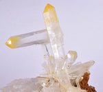 9.1cms QUARTZ HALLOYSITE MANGO COLOMBIA NATURAL CRYSTAL MINERAL SPECIMEN QB62