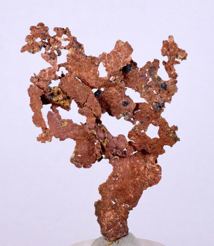 5.4cms NATIVE COPPER PERU CRYSTAL IRON NEW FIND SOME FINE IRIDESCENT IB20