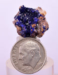 1.8cms GEM AZURITE CRYSTALS MEXICO ROYAL BLUE COLOR SHINY UB267