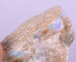 23 cts FIRE OPAL AUSTRALIA PRECIOUS BLUE FIRE OPAL COBBER MATRIX JEWELRY OB66