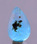 1.5ct GEM BLUE OPAL SCENIC CABOCHON PERU SEASCAPE PENDANT JEWELRY BB297