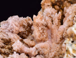 9.9cms ROSE DRUZY QUARTZ BRIGHT CRYSTALS CATHEDRAL BOTRYOIDAL PERU NEW FIND QB41