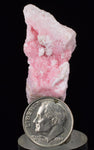 3.5cms RHODOCHROSITE ROSETTE PYRITE QUARTZ PERU PINK CRYSTALS MINERAL RB481