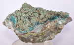 12.5cms DIOPTASE CRYSTALS PERU QUARTZ CHRYSOCOLLA MINERAL SPECIMEN KB40