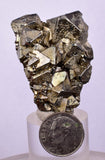 LOT 8  PYRITE OCTAHEDRAL PERU SHINY CRYSTALS MINERAL SPECIMEN COLLECTOR MB147