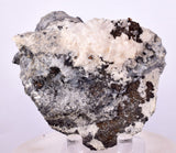 6.6cms NATIVE SILVER WIRE CALCITE PERU UCHUCCHACUA MINE MINERAL SPECIMEN HB246