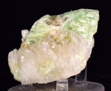 7.5cms AUGELITE CRYSTAL PERU DARK GREEN BRIGHT NEEDLE QUARTZ PASTO BUENO AB233
