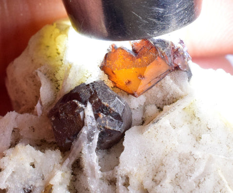 5.8 cms SPHALERITE BARITE QUARTZ GEM PERU CRYSTALS DISPLAY OR TO CUT IT MB105