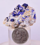 3.8cms GEM AZURITE CRYSTALS MEXICO ROYAL BLUE COLOR SHINY UB271