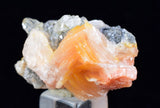 3.2cms CERUSSITE BARITE GALENA CRYSTALS MOROCCO MINERAL SPECIMEN KB58