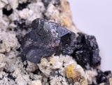 15cms PROUSTITE ACANTHITE SILVER PERU TRANSLUCENT FACET UCHUCCHACUA MINE HB86