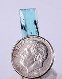 2ct GEM BLUE OPAL SCENIC CABOCHON PERU SEASCAPE PENDANT JEWELRY DENDRITES  BB17