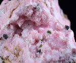 4.3cms RHODOCHROSITE ROSETTE PYRITE QUARTZ PERU PINK CRYSTALS RB342