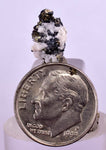 1.2cms NATIVE SILVER WIRE PERU ACANTHITE UCHUCCHACUA MINE MINERAL SPECIMEN HB201