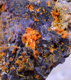 7.5cms GEM WULFENITE FLUORITE MIMETITE CRYSTALS ALAMO ARIZONA USA MINERAL YB57
