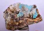 7.2cms DRUZY CHRYSOCOLLA QUARTZ PERU COPPER MINERAL SPECIMEN COLLECTOR DB68